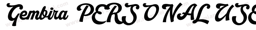 Gembira PERSONAL USE字体转换